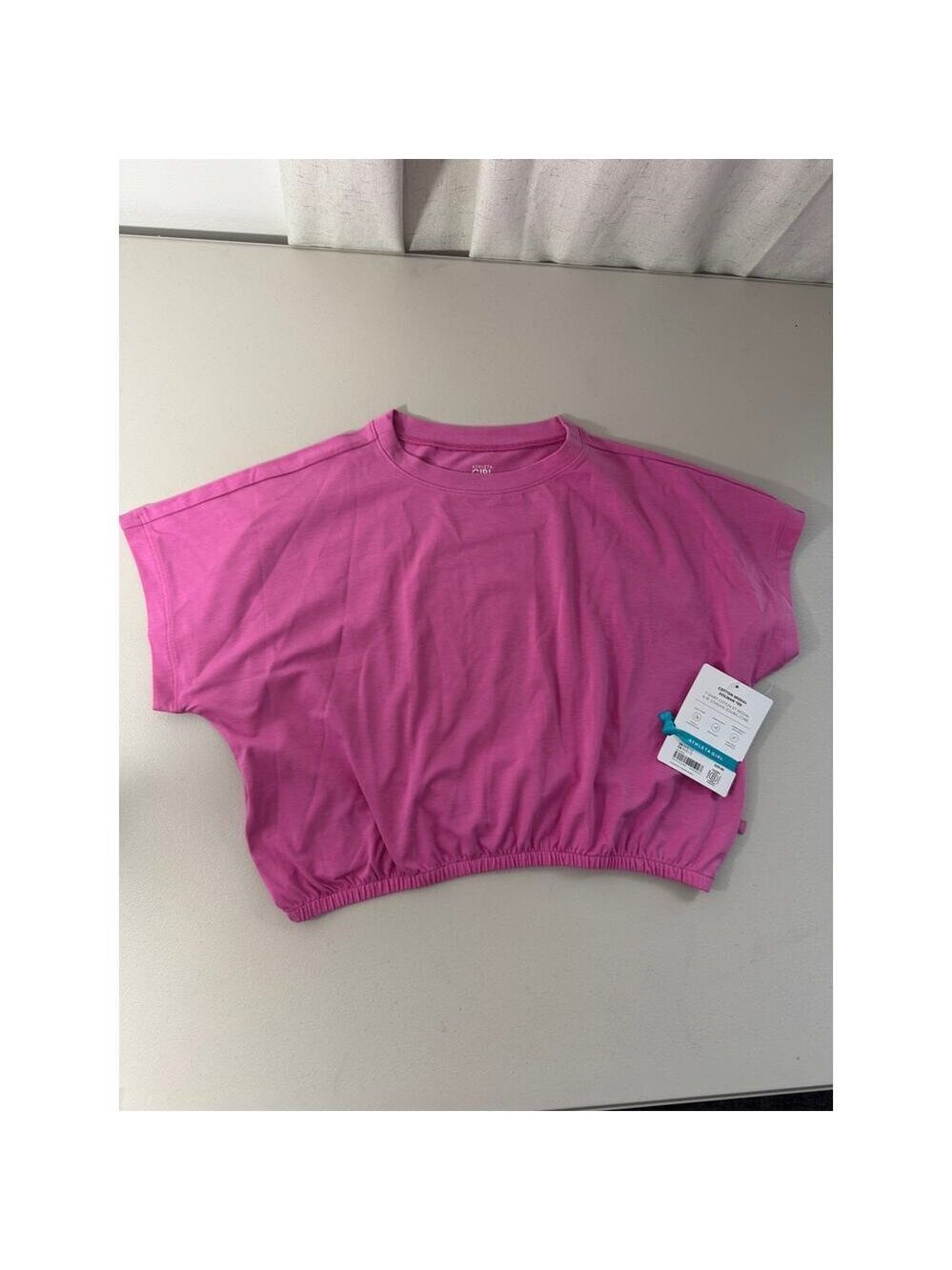 Athleta Girl dolman top, size 8/10, pink NWT - Picture 1 of 7